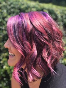 purple hair charlotte