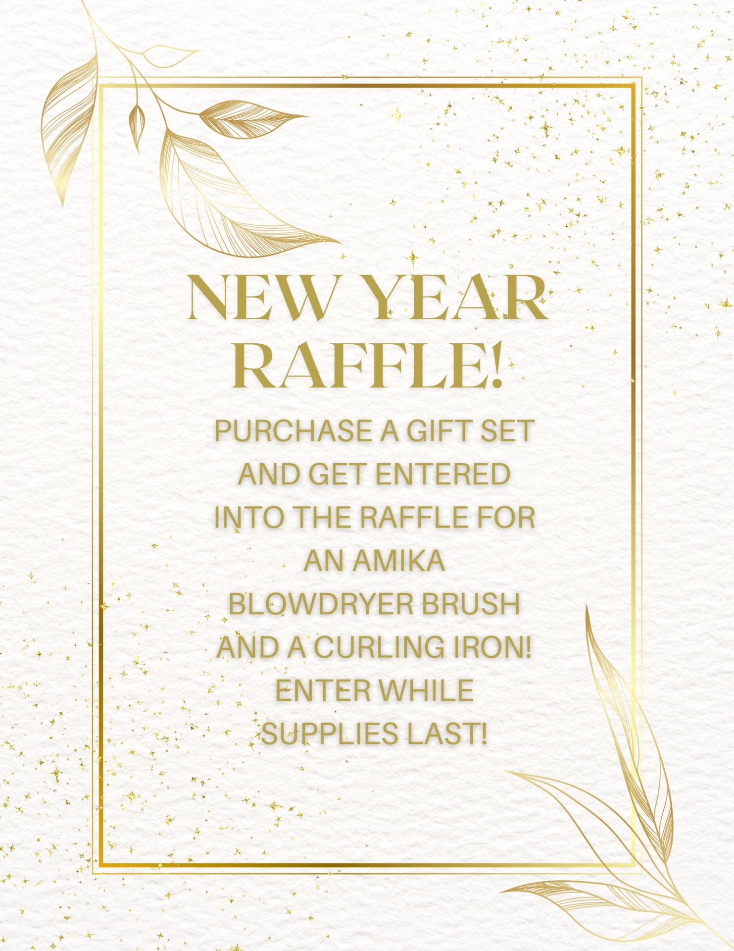 new year raffle!