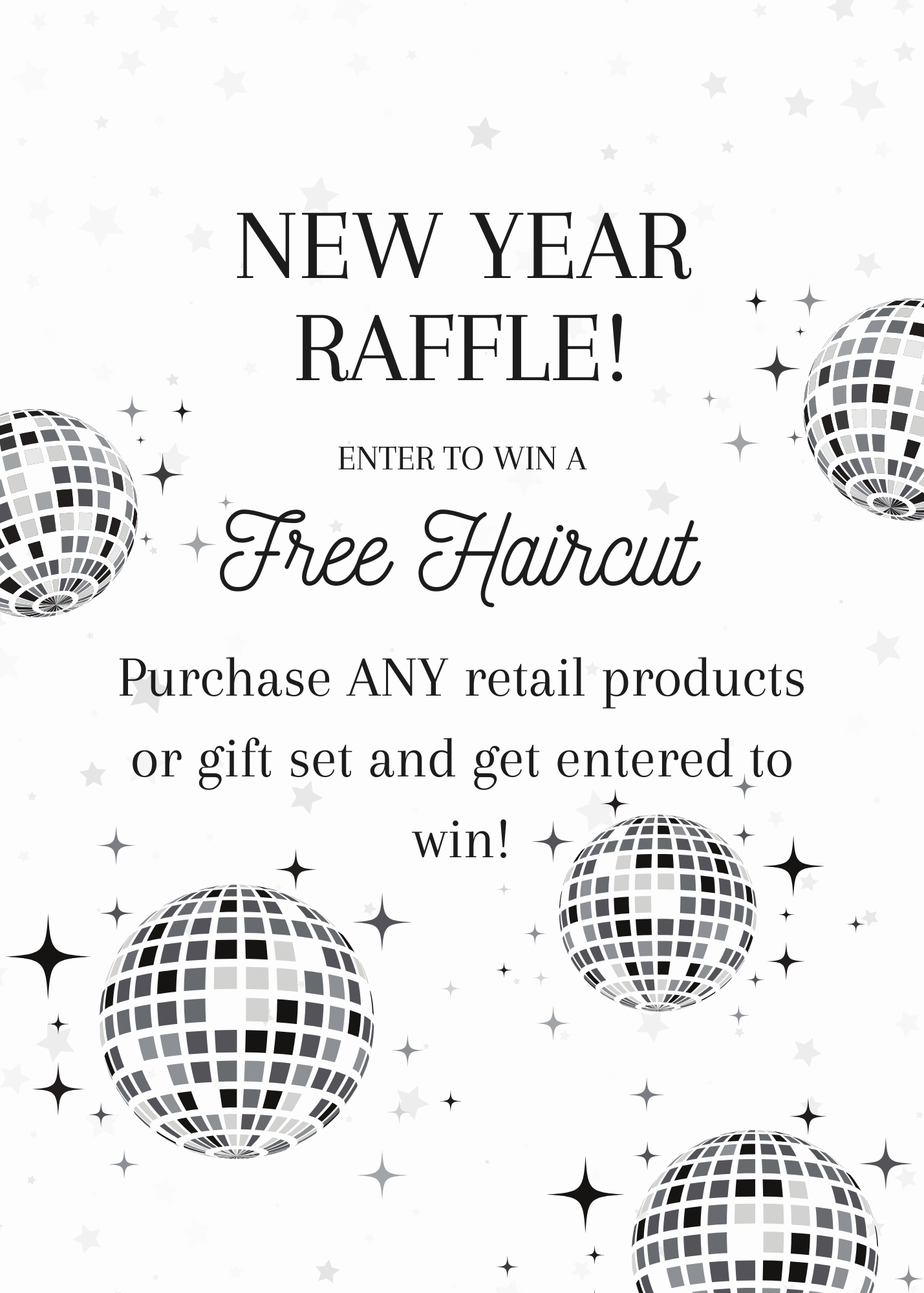New Year raffle 2026